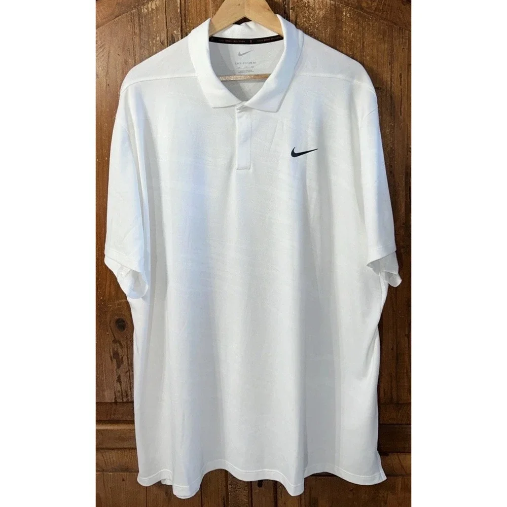 Mens Nike Polo Shirt Tiger Woods Collection Dri-FIT ADV DA3075 2XL Clean